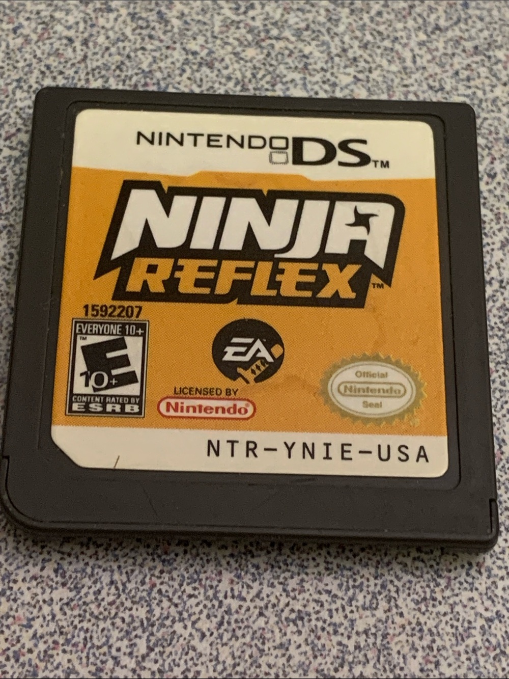 Nintendo DS Ninja Reflex Game Card - Orange and White Label